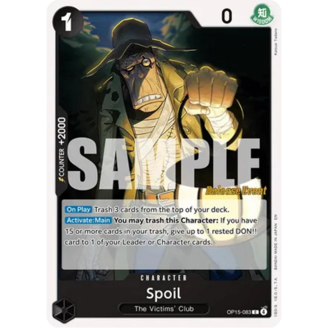 Spoil (OP15-083) - Adventure on Kami's Island Release Event Cards