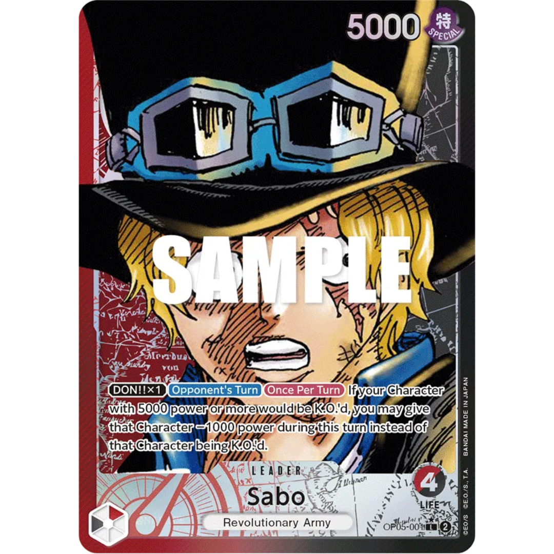 Sabo (001) (Alternate Art) (OP05-001) - Awakening of the New Era Foil