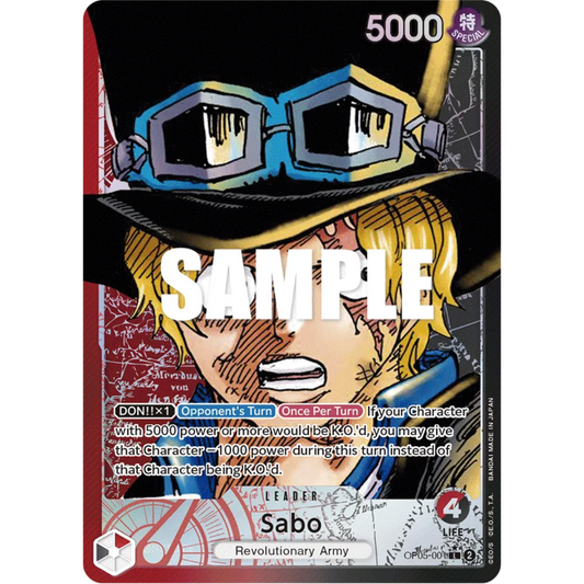 Sabo (001) (Alternate Art) (OP05-001) - Awakening of the New Era Foil