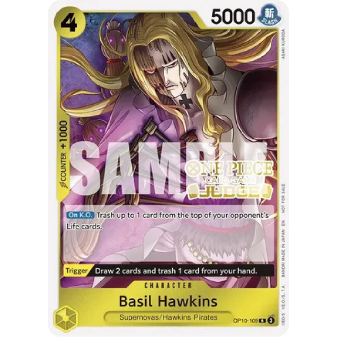 Basil Hawkins (Judge Pack Vol. 6) (OP10-109) - One Piece Promotion Cards Foil