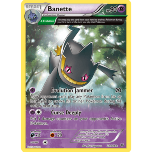 Banette (32 Delta) 032/108  XY  Roaring Skies - Rare