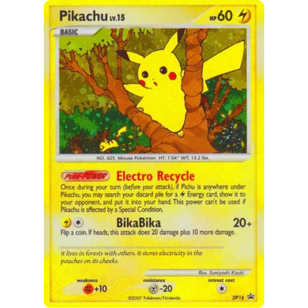 Pikachu - DP16  - Holofoil Countdown Calendar Promos - Promo
