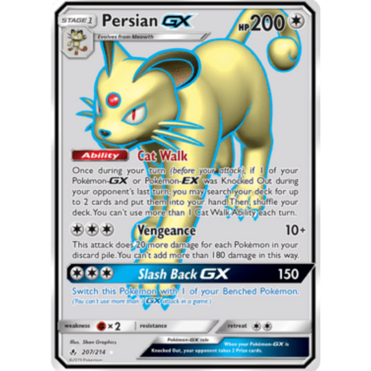 Persian GX (207/214) [Sun & Moon: Unbroken Bonds]