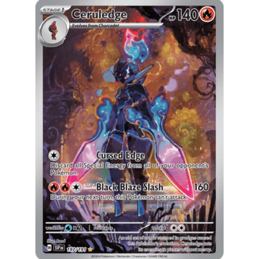 Ceruledge 197/191  - Holofoil SV08 Surging Sparks - Illustration Rare