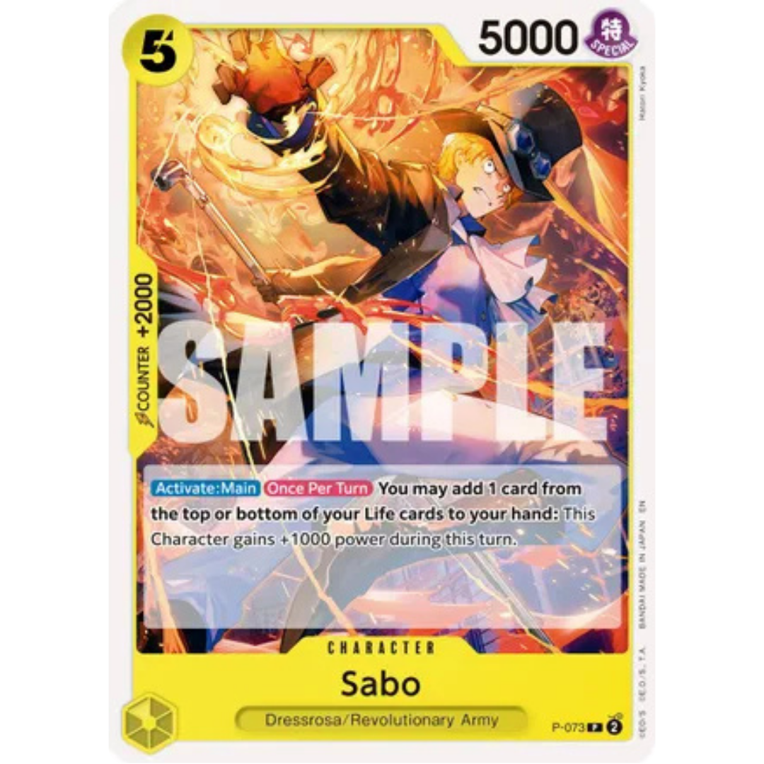 Sabo - P-073 (Reprint) (P-073) - Premium Booster -The Best- Vol. 2
