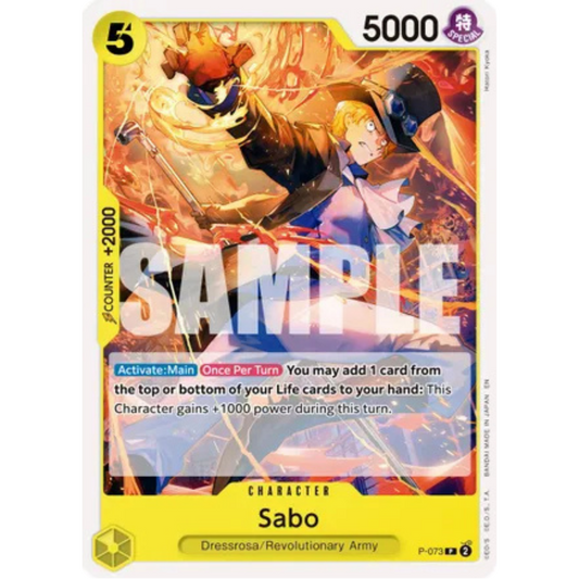 Sabo - P-073 (Reprint) (P-073) - Premium Booster -The Best- Vol. 2