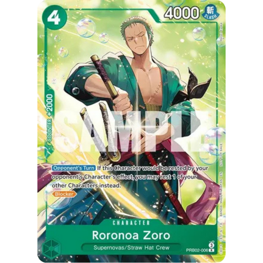 Roronoa Zoro (Welcome Pack 2026 Vol.1) (PRB02-006) - One Piece Promotion Cards