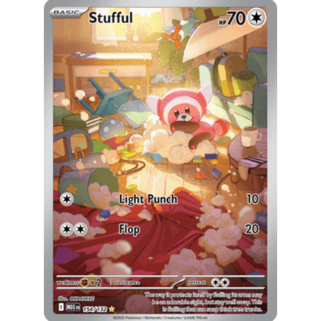 Stufful 154/132  - Holofoil ME01 Mega Evolution - Shiny Rare