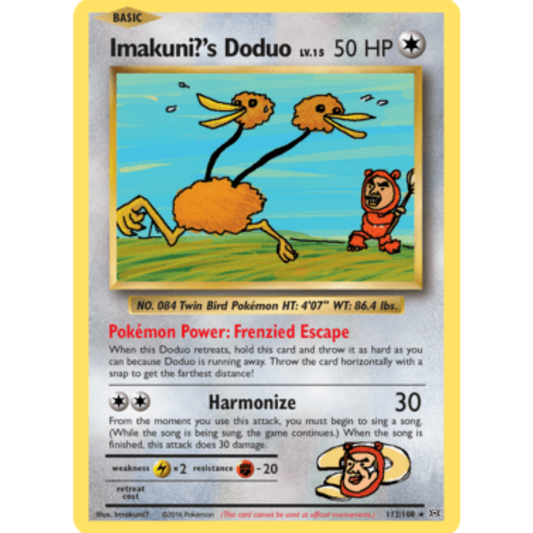 Imakuni?'s Doduo 112/108  XY  Evolutions - Secret Rare