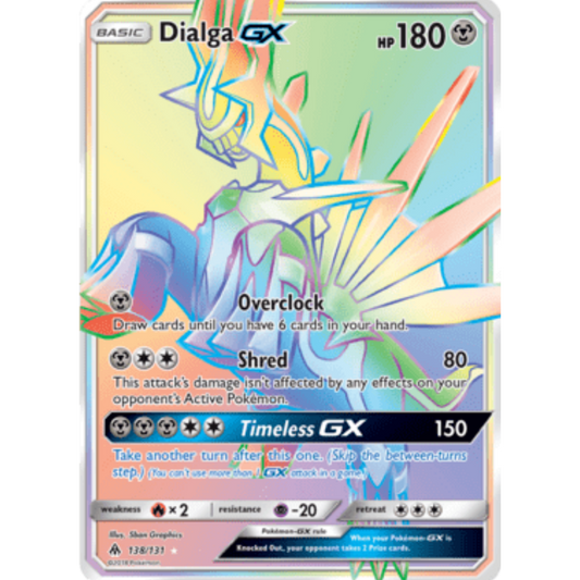 Dialga GX (138/131) [Sun & Moon: Forbidden Light]