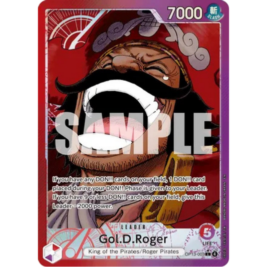 Gol.D.Roger (003) (Alternate Art) (OP13-003) - Carrying On His Will Foil