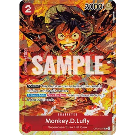 Monkey.D.Luffy (024) (Parallel) (OP01-024) - Romance Dawn Foil