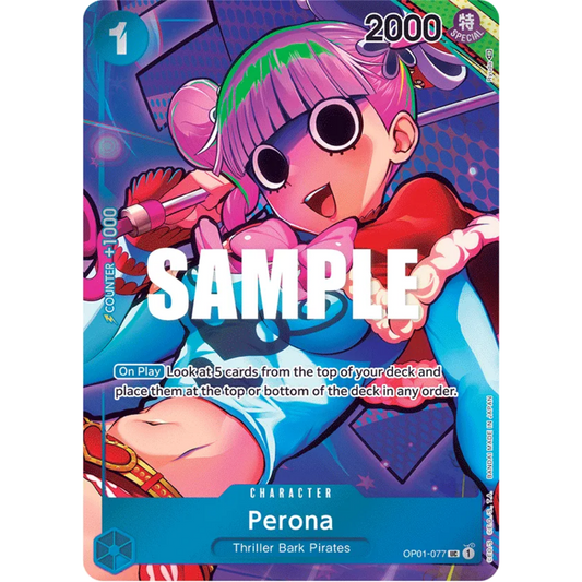 Perona (Box Topper) (OP01-077) - Romance Dawn Foil