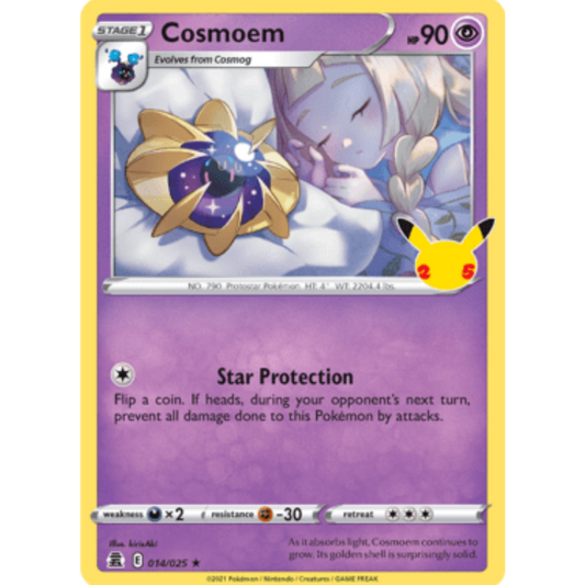 Cosmoem 014/025  - Holofoil Celebrations - Holo Rare