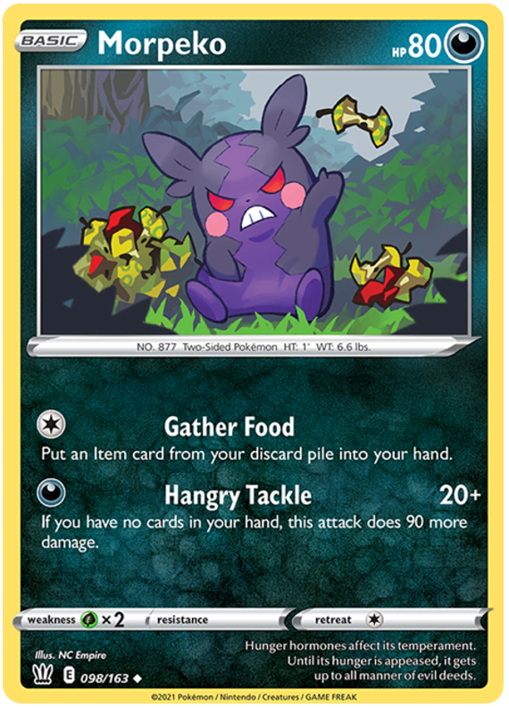 Morpeko 098  SWSH05 Battle Styles - Uncommon