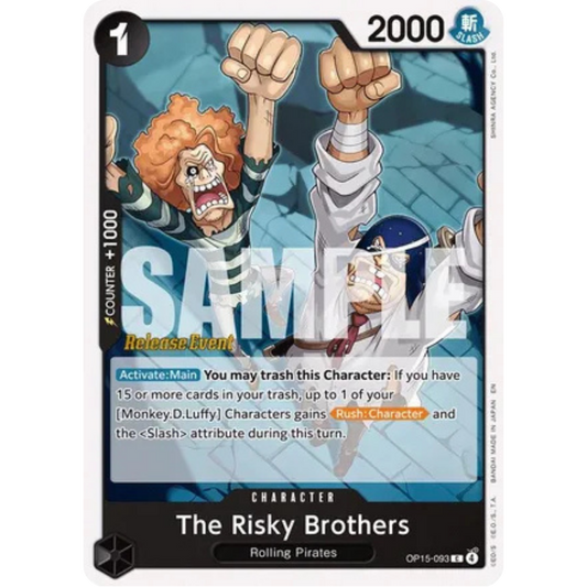 The Risky Brothers (OP15-093) - Adventure on Kami's Island Release Event Cards