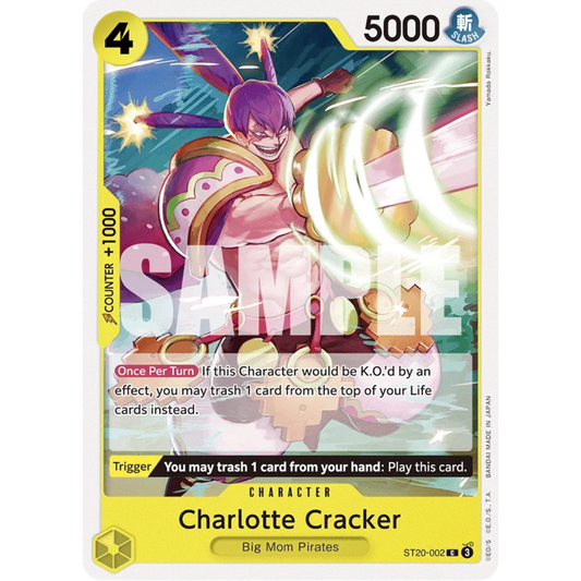 Charlotte Cracker (ST20-002) - Starter Deck 20: YELLOW Charlotte Katakuri