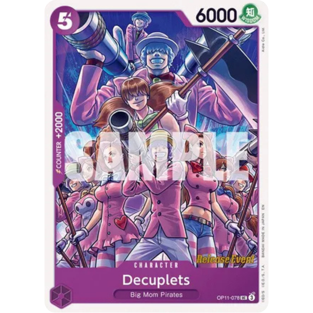 Decuplets (OP11-078) - A Fist of Divine Speed Release Event Cards