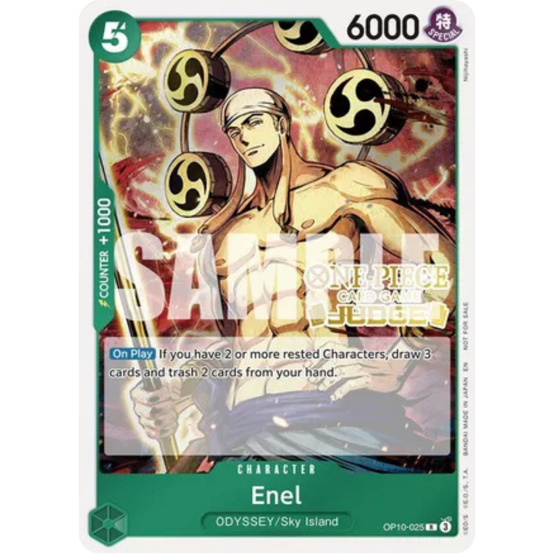 Enel (Judge Pack Vol. 6) (OP10-025) - One Piece Promotion Cards Foil
