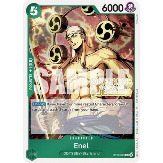 Enel (Judge Pack Vol. 6) (OP10-025) - One Piece Promotion Cards Foil