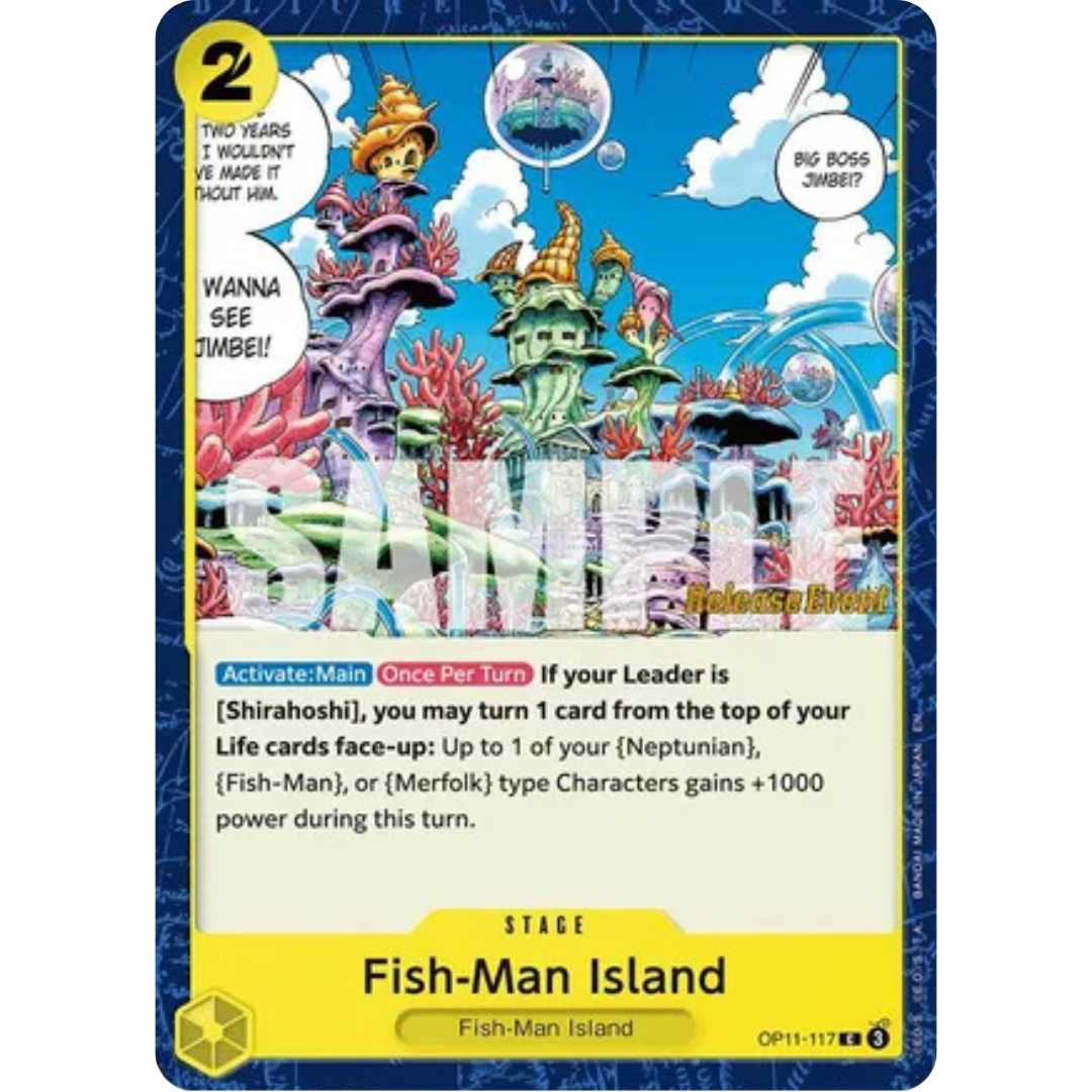 Fish-Man Island (OP11-117) - A Fist of Divine Speed Release Event Cards