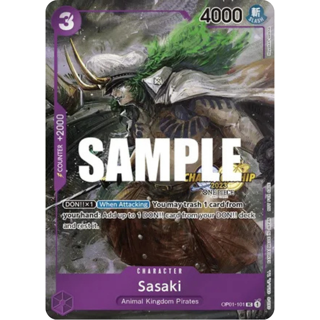 Sasaki (CS 2023 Event Pack Finalist Ver.) (OP01-101) - One Piece Promotion Cards Foil