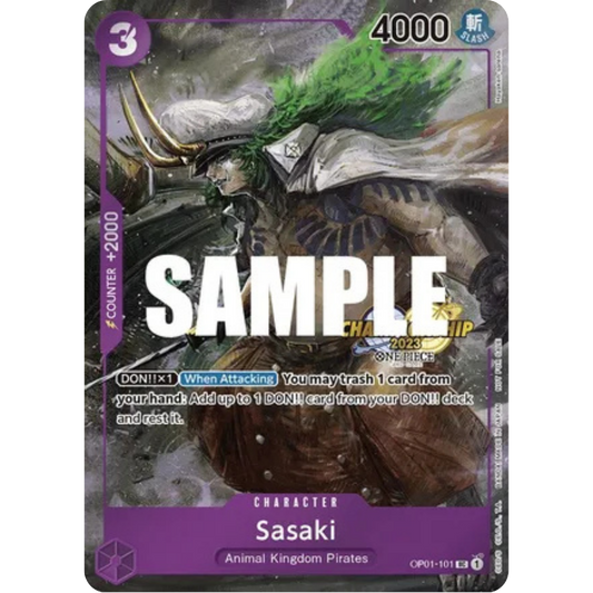 Sasaki (CS 2023 Event Pack Finalist Ver.) (OP01-101) - One Piece Promotion Cards Foil