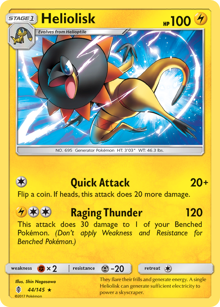 Heliolisk  SM  Guardians Rising - Rare