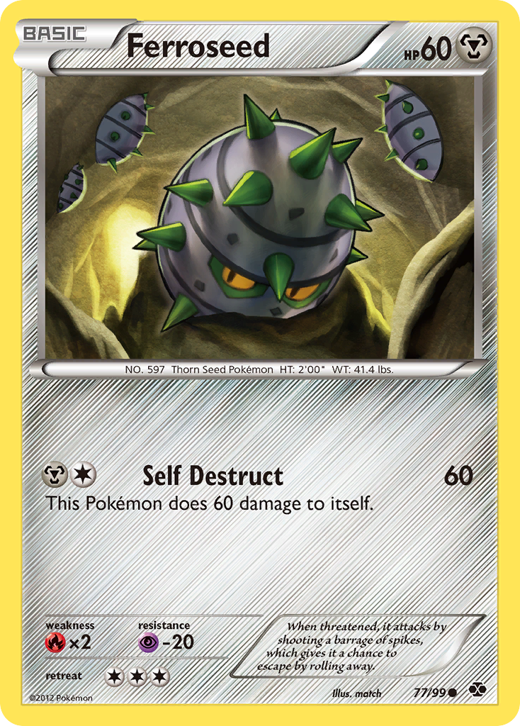 Ferroseed  Next Destinies - Common