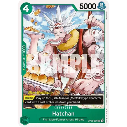 Hatchan (OP06-031) - Wings of the Captain Pre-Release Cards