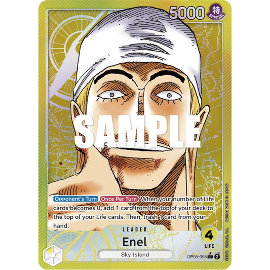 Enel (098) (Alternate Art) (OP05-098) - Awakening of the New Era Foil