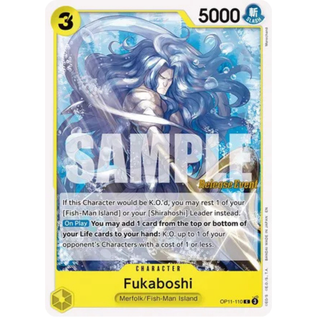Fukaboshi (OP11-110) - A Fist of Divine Speed Release Event Cards