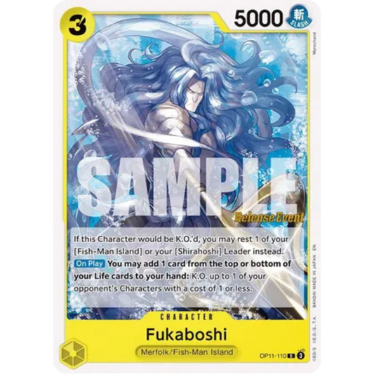 Fukaboshi (OP11-110) - A Fist of Divine Speed Release Event Cards