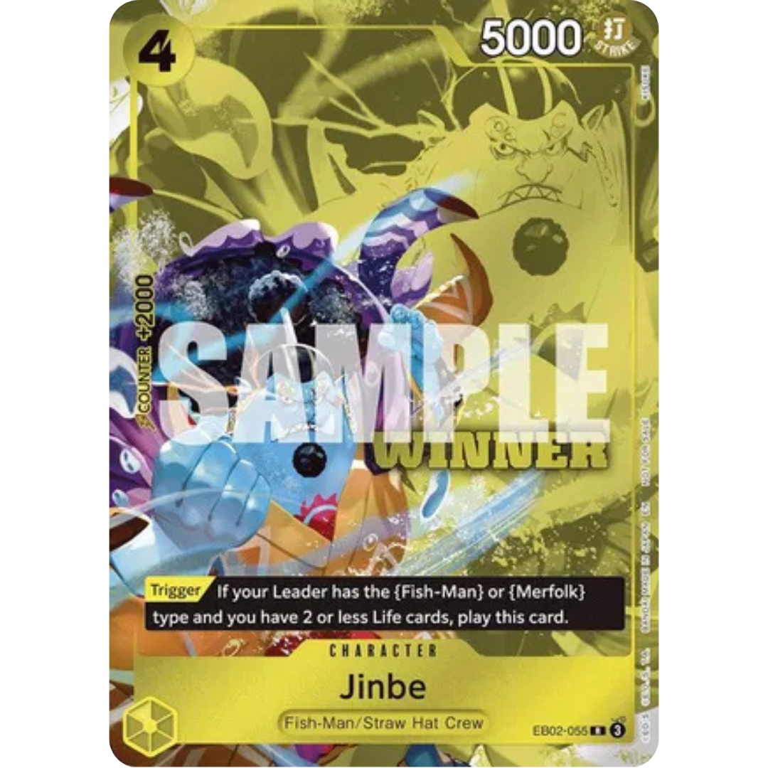 Jinbe (Winner Pack 2025 Vol. 3) (EB02-055) - One Piece Promotion Cards Foil