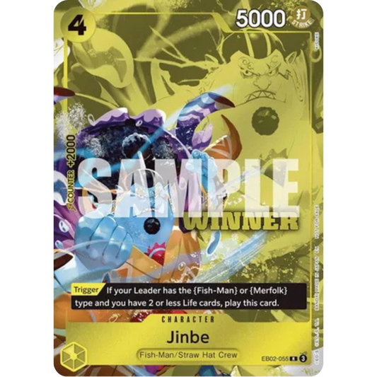 Jinbe (Winner Pack 2025 Vol. 3) (EB02-055) - One Piece Promotion Cards Foil