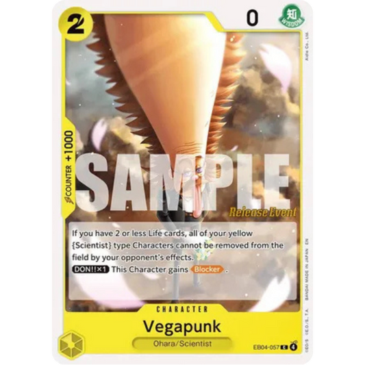 Vegapunk (EB04-057) - Adventure on Kami's Island Release Event Cards