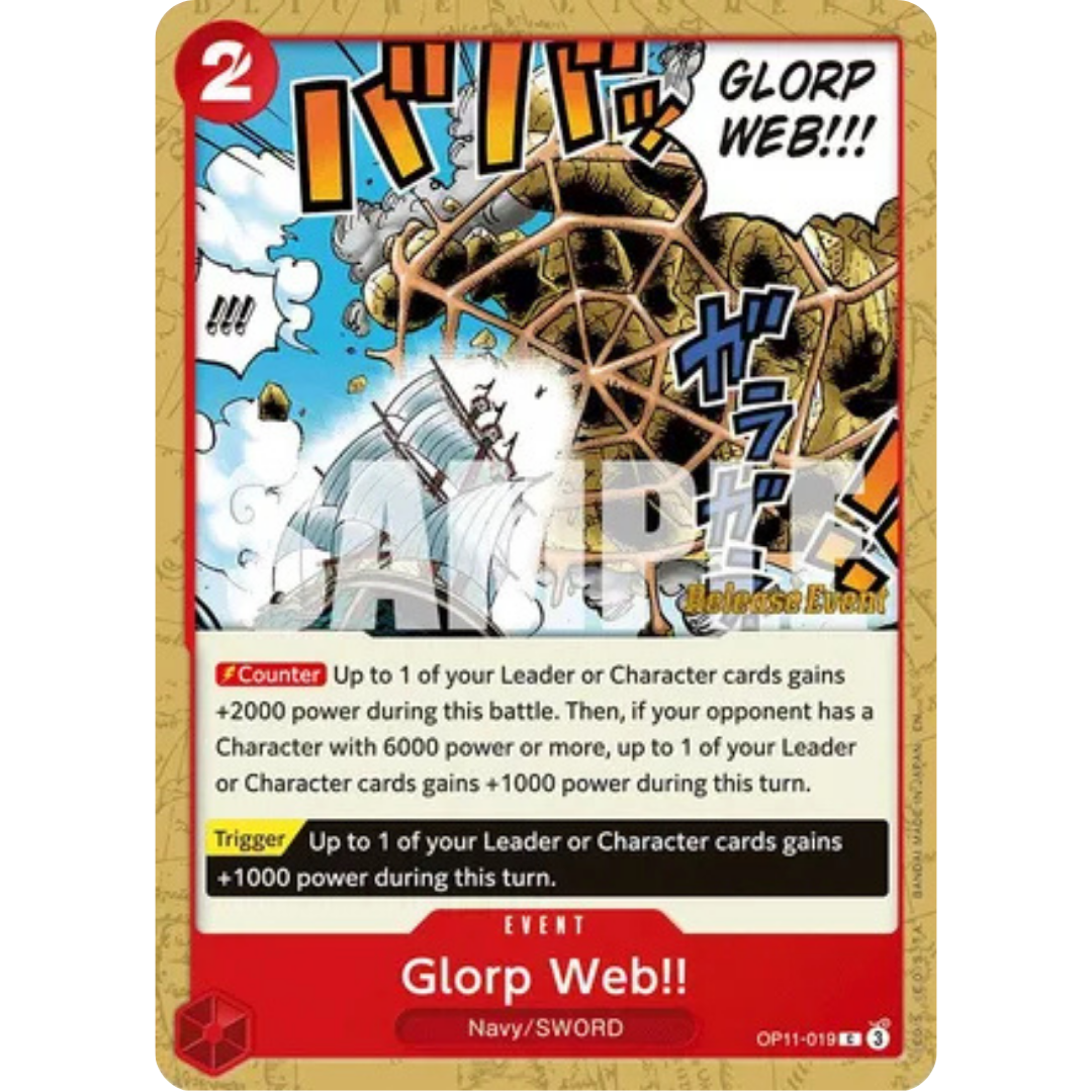 Glorp Web!! (OP11-019) - A Fist of Divine Speed Release Event Cards
