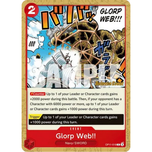 Glorp Web!! (OP11-019) - A Fist of Divine Speed Release Event Cards