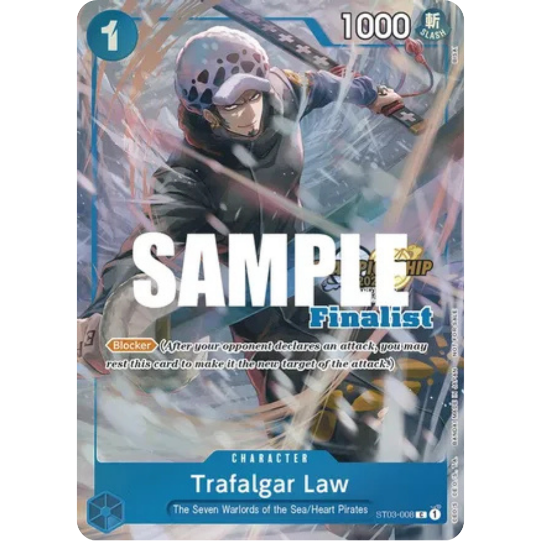 Trafalgar Law (CS 2023 Top Players Pack) [Finalist] (ST03-008) - One Piece Promotion Cards Foil