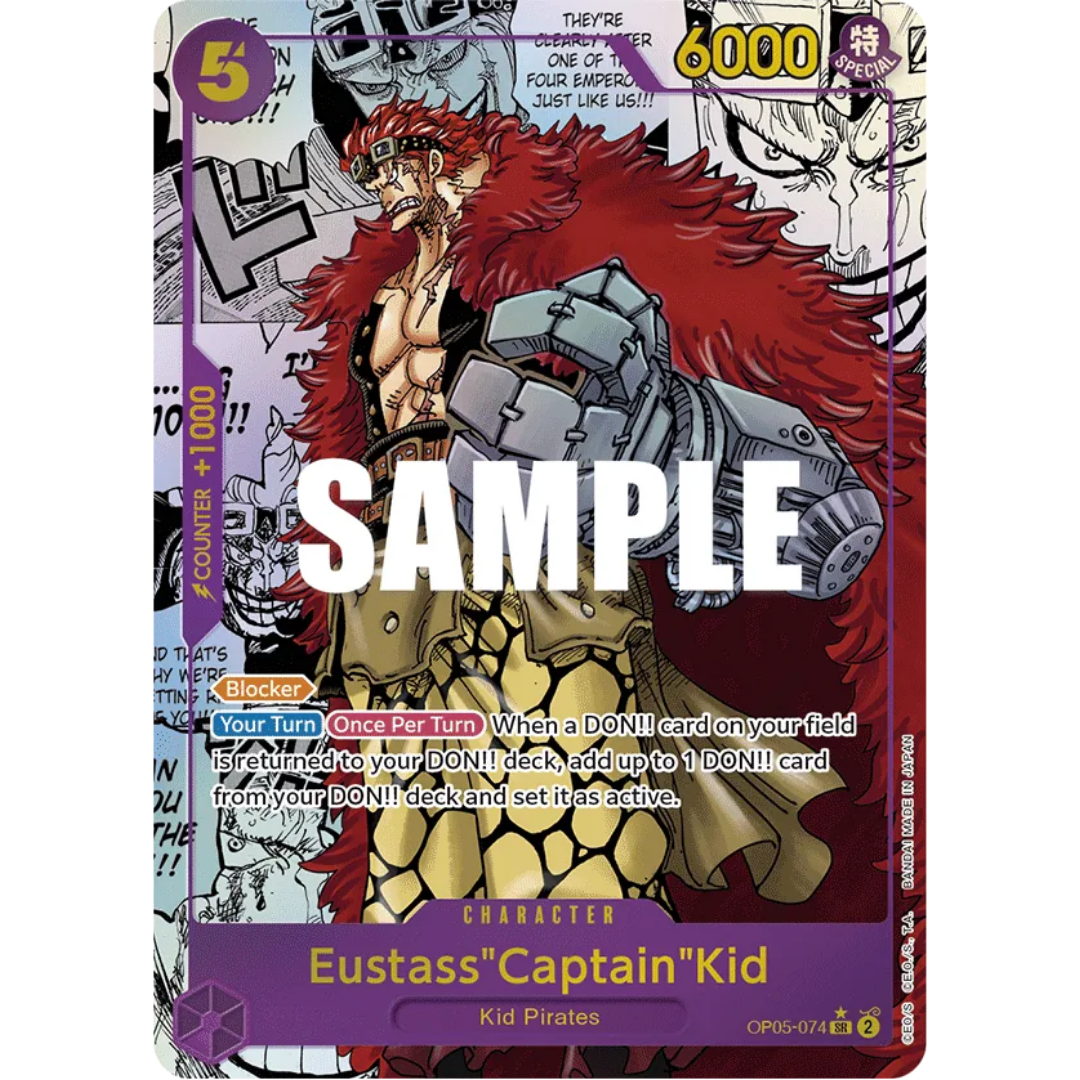 Eustass"Captain"Kid (Alternate Art) (Manga) (OP05-074) - Awakening of the New Era Foil