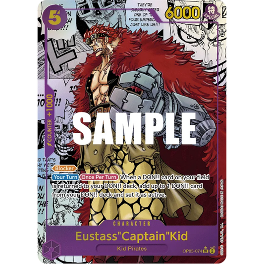 Eustass"Captain"Kid (Alternate Art) (Manga) (OP05-074) - Awakening of the New Era Foil