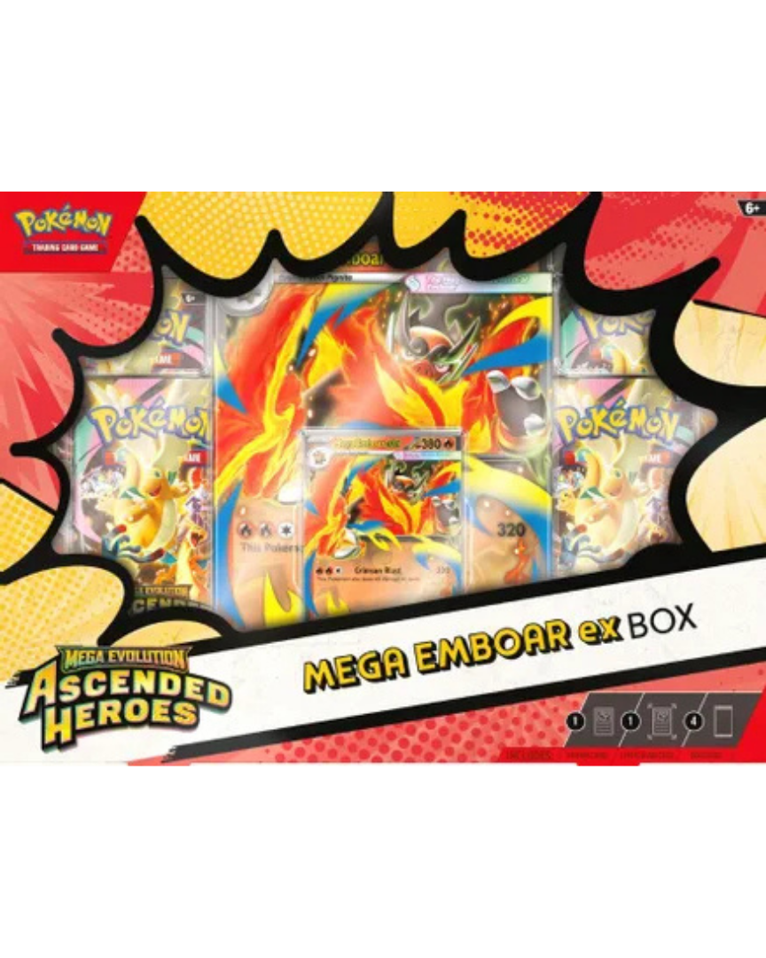Ascended Heroes Mega Emboar ex Box