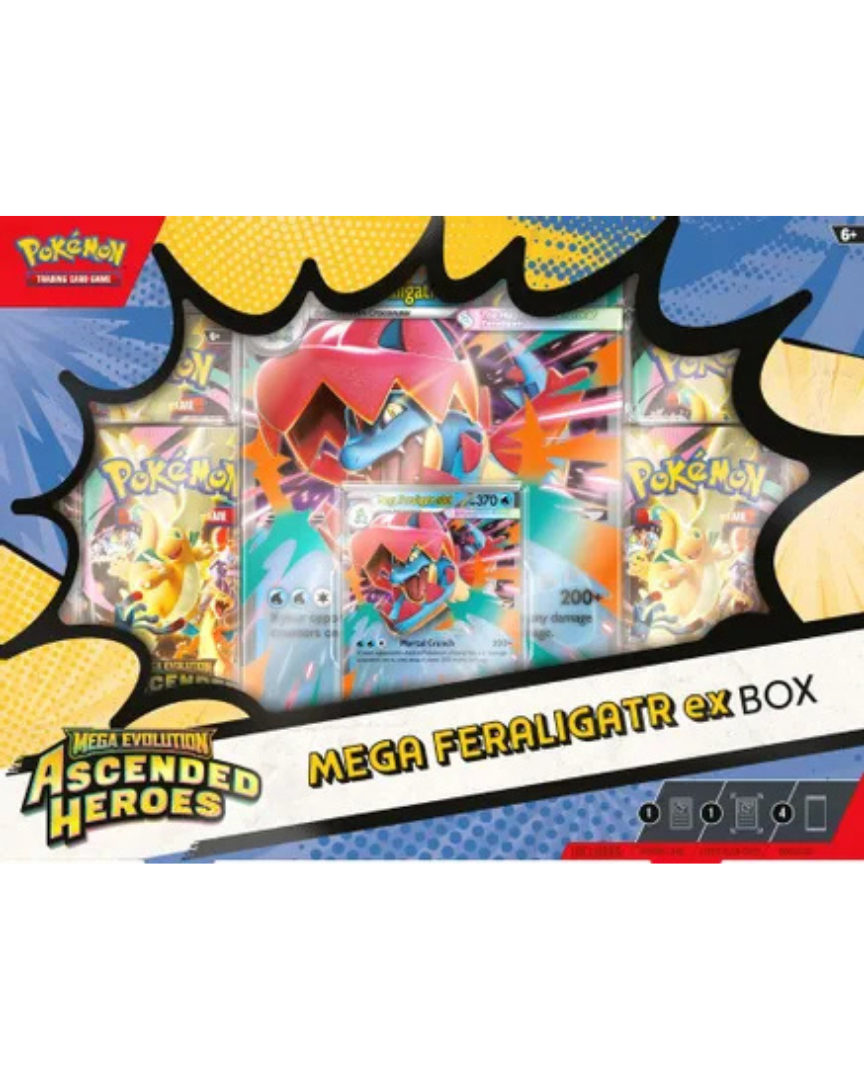 Ascended Heroes Mega Feraligatr ex Box