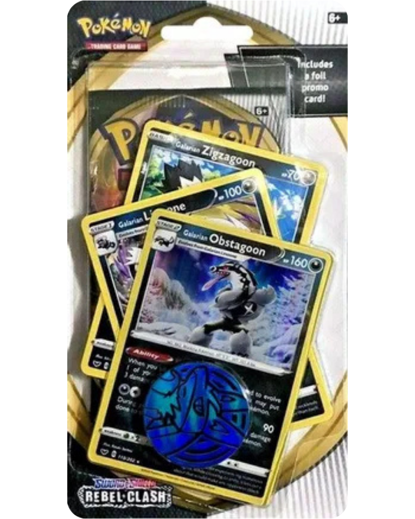 Rebel Clash Premium Checklane Blister [Galarian Obstagoon]