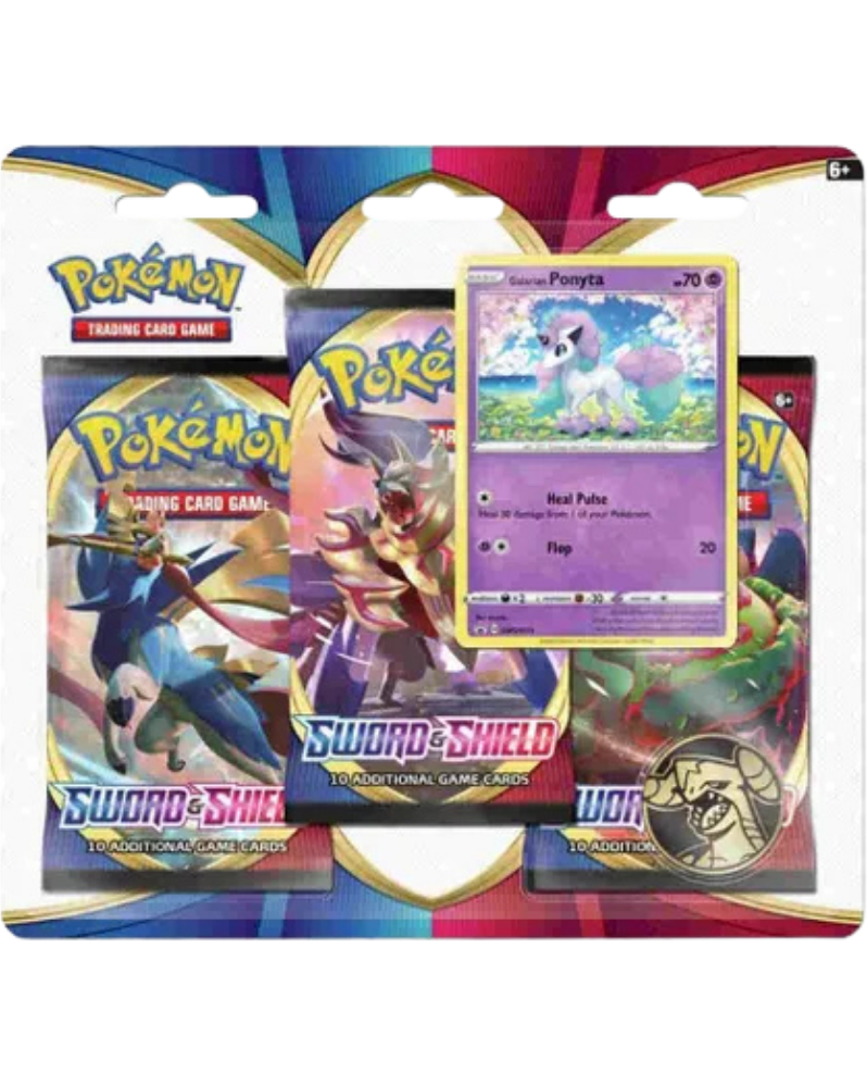 Sword & Shield 3 Pack Blister [Galarian Ponyta]