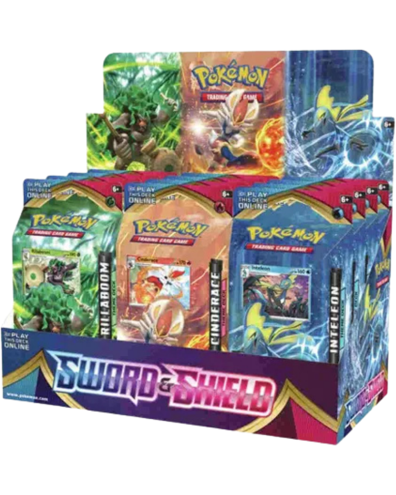 Sword & Shield Theme Deck Display