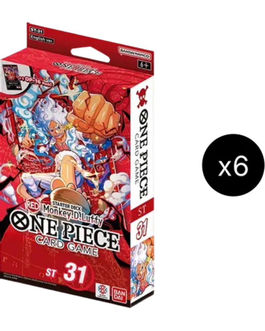Starter Deck 31: RED Monkey.D.Luffy Display
