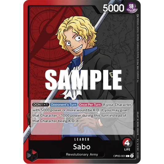 Sabo (001) (OP05-001) - Awakening of the New Era