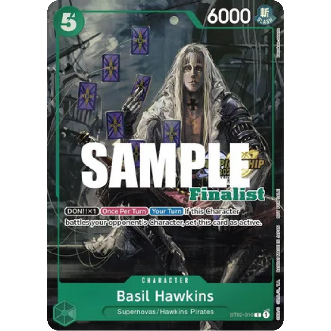 Basil Hawkins (CS 2023 Top Players Pack) [Finalist] (ST02-010) - One Piece Promotion Cards Foil