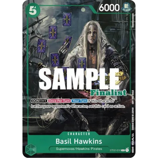 Basil Hawkins (CS 2023 Top Players Pack) [Finalist] (ST02-010) - One Piece Promotion Cards Foil